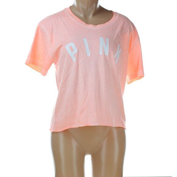CROP Top Tee Shirt by Pink Victoria's Secret NWT - Picture 9 of 9